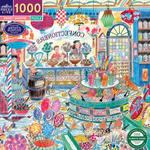 eeBoo - Puslespil 1000 brk - Sweet Shoppe