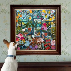 eeBoo - Puslespil 1000 brk - English Greenhouse