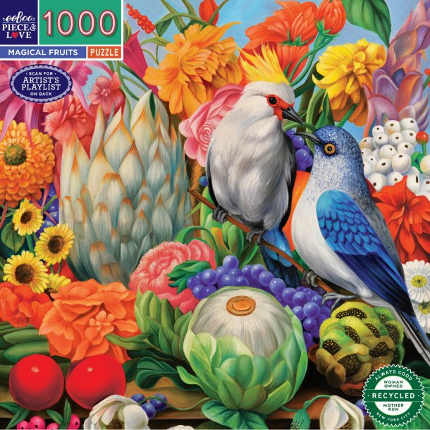 eeBoo - Puslespil 1000 brk - Magical Fruits