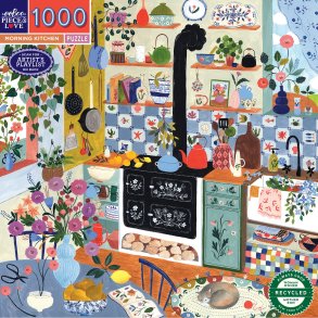eeBoo - Puslespil 1000 brk - Morning Kitchen