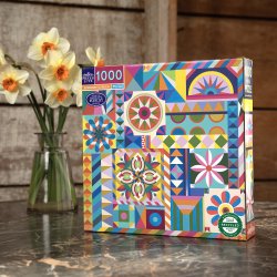 eeBoo - Puslespil 1000 brk - Sunshine Garden
