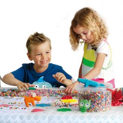 SES Creative - Perler - 1000 stk. r&#248;d