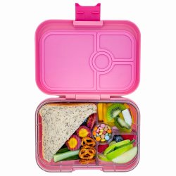 Yumbox - Panino Madkasse m. 4 rum - Power Pink/Rainbow