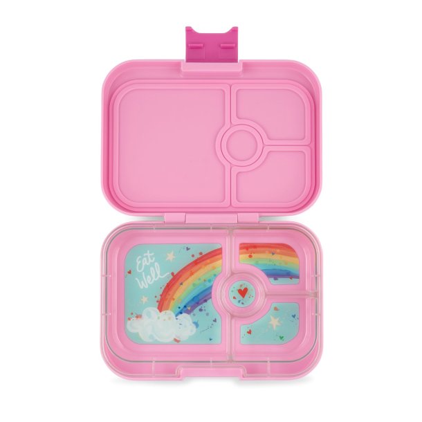 Yumbox - Panino Madkasse m. 4 rum - Power Pink/Rainbow