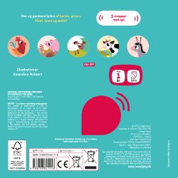 Forlaget ROOM2PLAY - Pegebog med lyd - Dyrene p&#229; bondeg&#229;rden