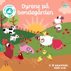 Forlaget ROOM2PLAY - Pegebog med lyd - Dyrene p&#229; bondeg&#229;rden