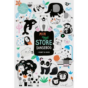 Forlaget ROOM2PLAY - Min meget store sansebog - I sort & hvid