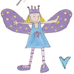 RoomMates - Wallstickers - Feer og prinsesser