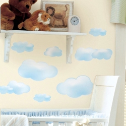 RoomMates - Wallstickers - Bl&#229; skyer