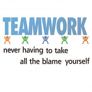 RoomMates - Wallstickers - Teamwork, citat