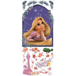 RoomMates - Wallstickers - Gigant prinsesse Rapunzel