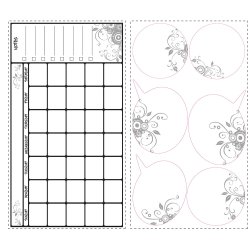 RoomMates - Wallstickers - Whiteboard Kalender