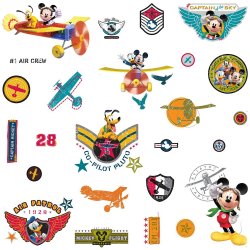 RoomMates - Wallstickers - Mickey Klubhus for piloter