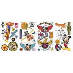 RoomMates - Wallstickers - Mickey Klubhus for piloter