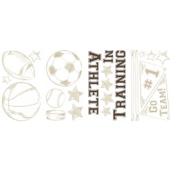 RoomMates - Wallstickers - Sportstr&#230;ning