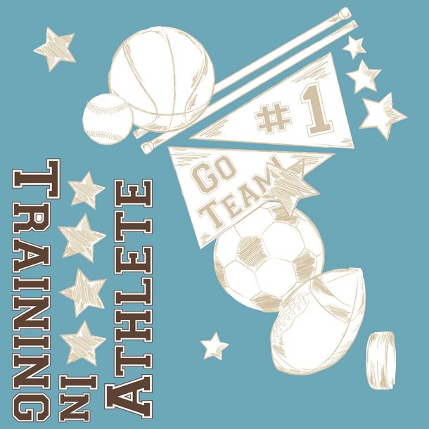 RoomMates - Wallstickers - Sportstr&#230;ning