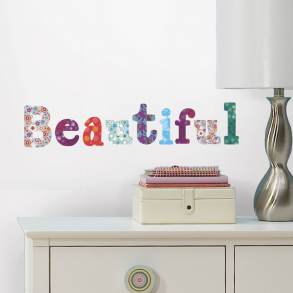 RoomMates - Wallstickers - Mønstret alfabet