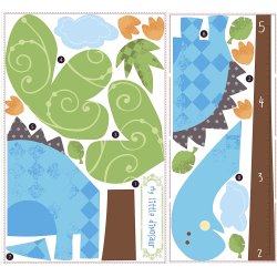 RoomMates - Wallstickers - H&#248;jdem&#229;ler - Babydinosaur