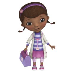 RoomMates - Wallstickers - Gigant Dr. McStuffins