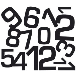 RoomMates - Wallstickers - Clock - Contemporary