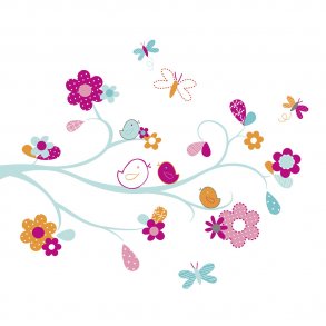 RoomMates - Wallstickers - Zutano Friendly Bird Giant