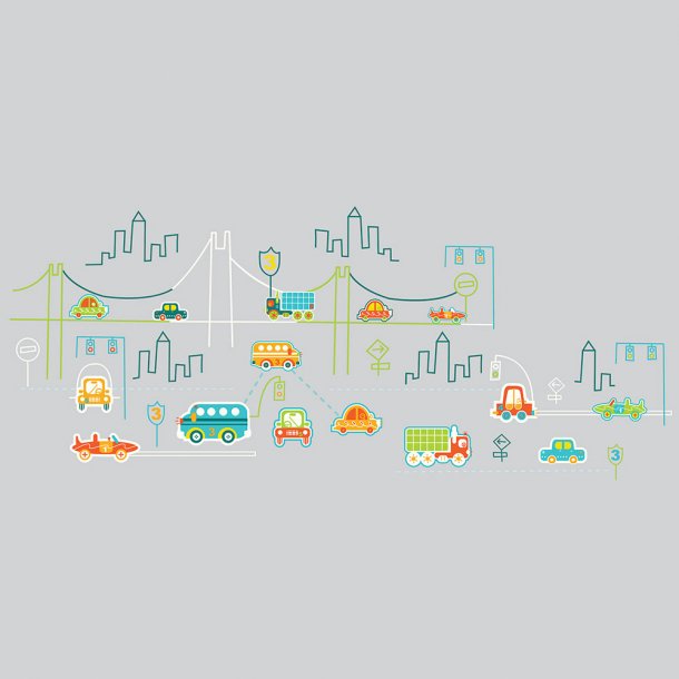 RoomMates - Wallstickers - Zutano Golden Gate