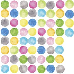 RoomMates - Wallstickers - Watercolor Dots