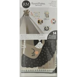 RoomMates - Wallstickers - Vilde dyr i ramme