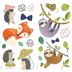 RoomMates - Wallstickers - Dovendyr &amp; venner.