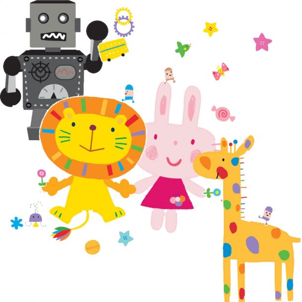 RoomMates - Wallstickers - Lazoo venner