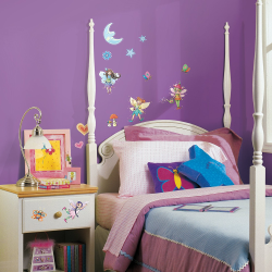 RoomMates - Wallstickers - Magiske dr&#248;mme fe - Glitter