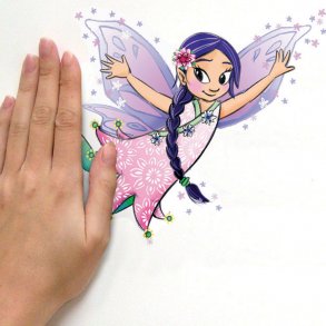 RoomMates - Wallstickers - Magiske drømme fe - Glitter