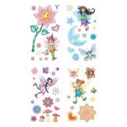 RoomMates - Wallstickers - Magiske dr&#248;mme fe - Glitter