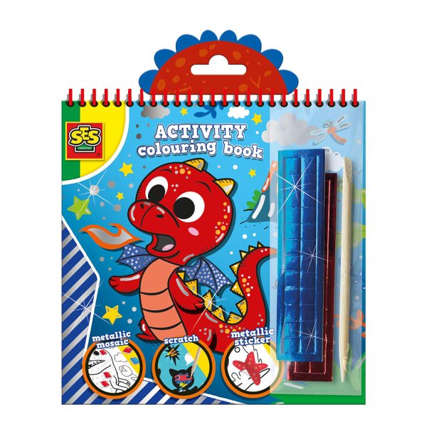 SES Creative - Male- og aktivitetsbog - Mosaik