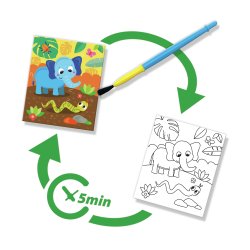 SES Creative - Farv med vand - Safari malebog