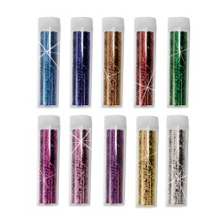 SES Creative - Bionedbrydeligt glitter 10 farver