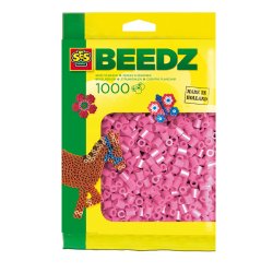 SES Creative - Perler - 1000 stk. pink