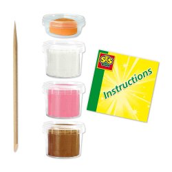 SES Creative - Modellervoks - FunDo bondeg&#229;rdsdyr 3x90gr 1x40gr