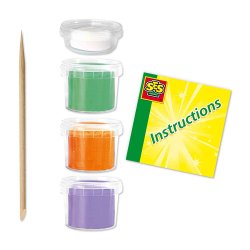 SES Creative - Modellervoks - FunDo dinosaurer 3x90gr 1x40gr