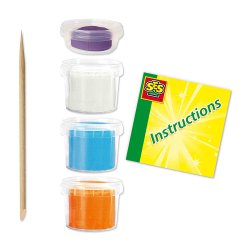 SES Creative - Modellervoks - FunDo vilde dyr 3x90gr-1x40gr