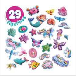 SES Creative - Støb &amp; mal - Megasæt - Enhjørning og havfrue