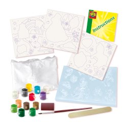 SES Creative - St&#248;b &amp; mal - Prinsesser med 3 l&#230;rreder