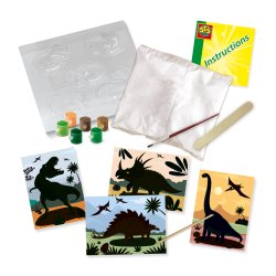 SES Creative - St&#248;b &amp; mal - Dinoer med skrabeark