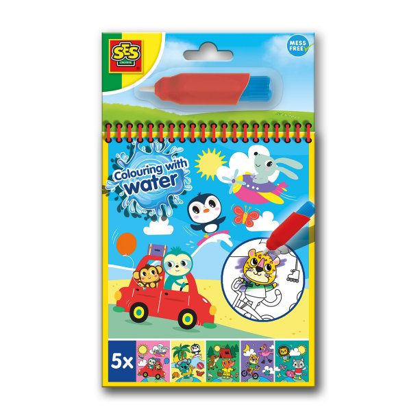 SES Creative - Farv med vand - Rejse malebog