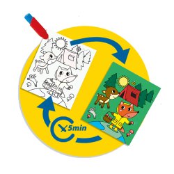 SES Creative - Farv med vand - Rejse malebog