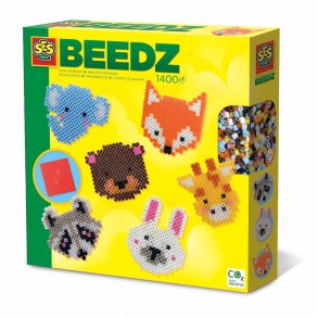 SES Creative - Perler til strygning - Søde dyr