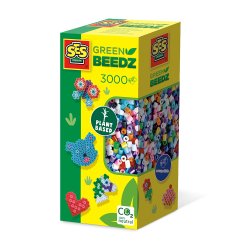 SES Creative - Strygeperler 3000 stk - Green Beedz