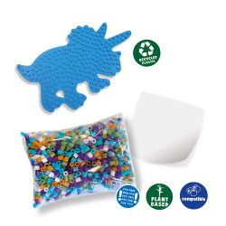SES Creative - Strygeperler - Triceratops - Green Beedz