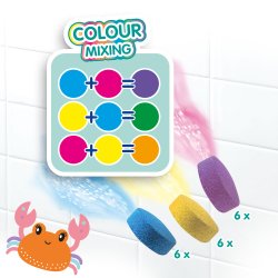 SES Creative - Badeleg - Krabbe med badfarver