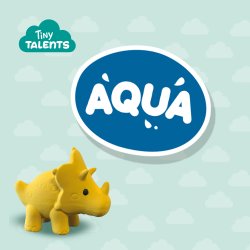 SES Creative - Badedyr - Triceratops - naturgummi